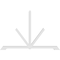 Ekena Millwork Vanguard Architectural Grade PVC Gable Bracket, 108"W x 72"H x 4"D x 4"F, 16/12 Pitch GBP108X72X0404VAN00 - alternate 4